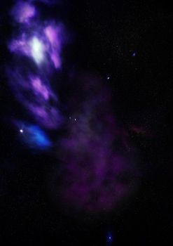 Star field in space a nebulae and a gas congestion. Elements of this image furnished by NASA .