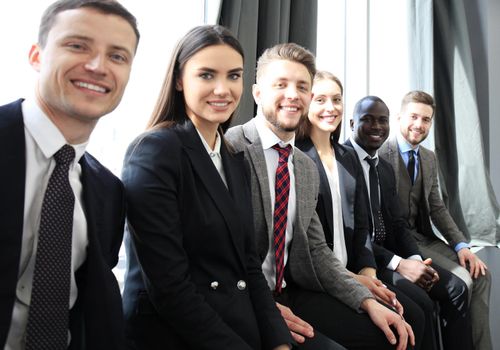 Business team having meeting in the office