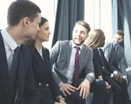 Business team having meeting in the office