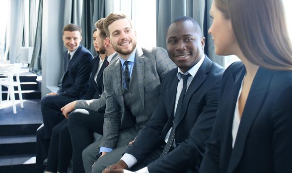 Business team having meeting in the office
