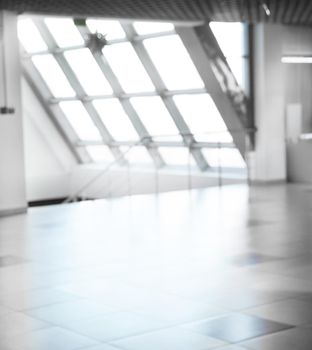 empty corridor in a modern office building. photo with copy space