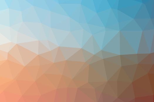 Low poly - Colorful abstract geometric background with triangular polygons.