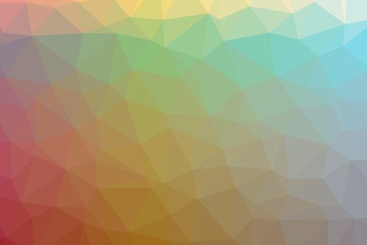 Low poly - Colorful abstract geometric background with triangular polygons.