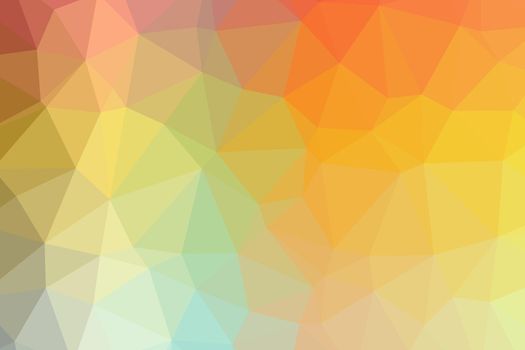 Low poly - Colorful abstract geometric background with triangular polygons.