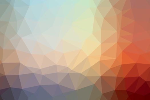 Low poly - Colorful abstract geometric background with triangular polygons.