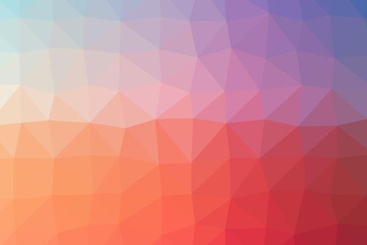 Low poly - Colorful abstract geometric background with triangular polygons.