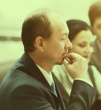 Business team working together to achieve better results