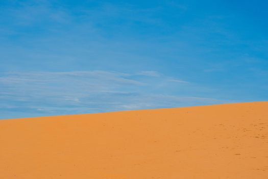 The Red Desert in Vietnam at dawn. Looks like cold desert on Mars.