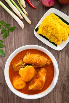 Roti Jala or lace pancake is Malaysian traditional food, a popular Malay snack served with curry dishes