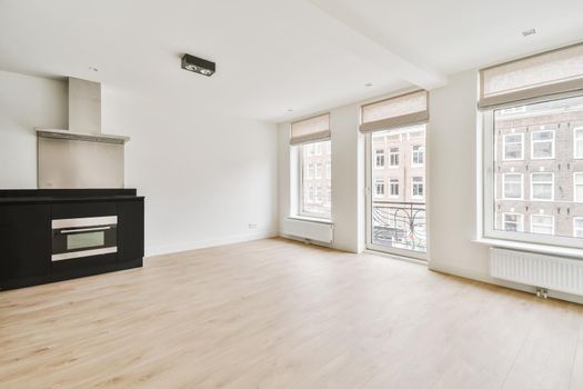 Interior of a modern kitchen of an elite house