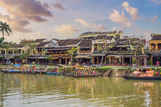 Hoi An ancient town, Vietnam. Vietnam opens to tourists again after quarantine Coronovirus COVID 19.