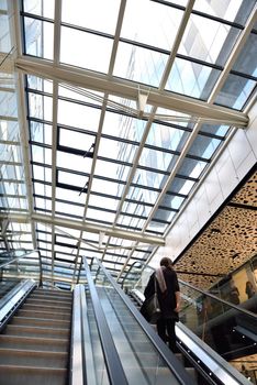 modern bright shopping mall indoor architecture