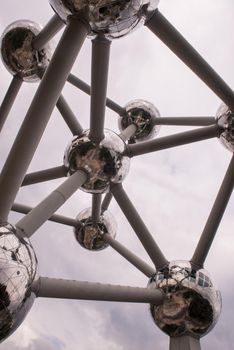 picture of the Atomium building in Brussels