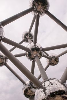 picture of the Atomium building in Brussels