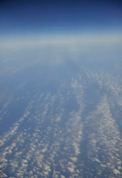 beautiful landscape outdoor in nature with white clouds 