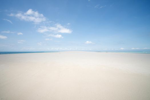 Beautiful tropical white sand beach and sea