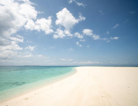 Beautiful tropical white sand beach and sea