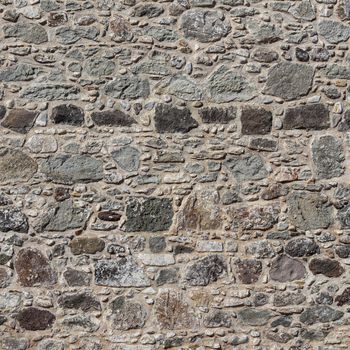 Part of old castle stone wall texture background. High quality photo