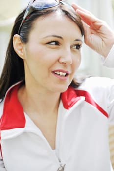 young adult woman portrait outdoor