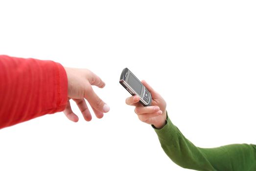 phone connecting people concept