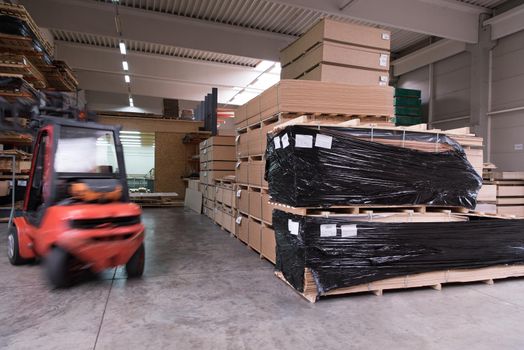 production Department at a furniture factory