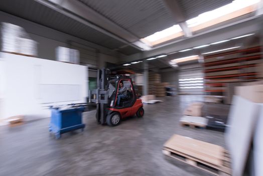 production Department at a furniture factory