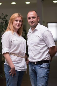 young designers in the creative office at the wooden furniture manufacture