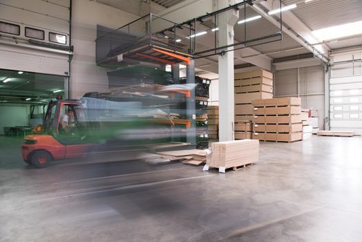 production Department at a furniture factory