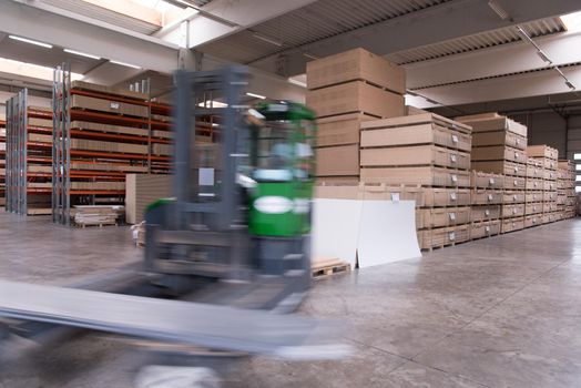 production Department at a furniture factory