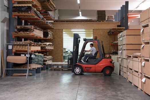 production Department at a furniture factory