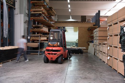 production Department at a furniture factory