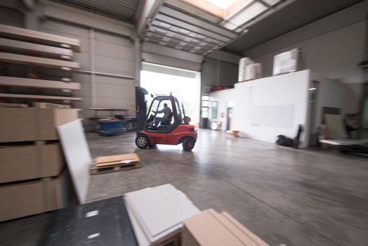 production Department at a furniture factory