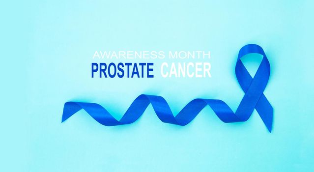 Blue Ribbon, Prostate cancer awareness. World Cancer Day
