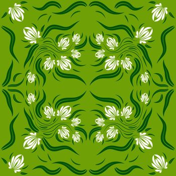 flower print pattern background with leaves, flowers, berries, for fabrics, wallpaper, interior, wall-coverings.  pattern with flowers and plants, floral illustration.