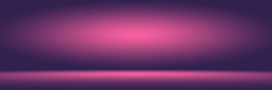 Studio Background Concept - abstract empty light gradient purple studio room background for product. Plain Studio background