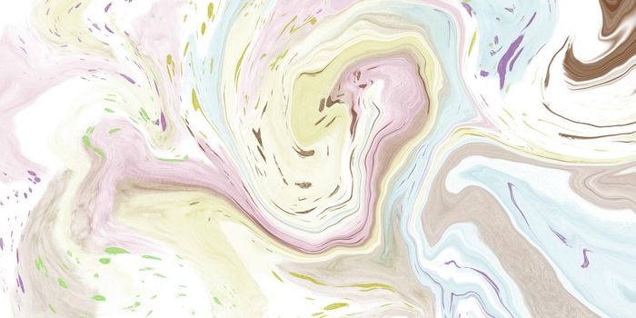 Abstract fluid on white background marble texture illustration