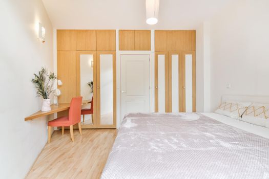 Double bedroom with soft and firm mattress