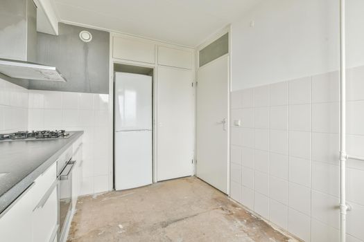 Interior of a beautiful kitchen of an elite house