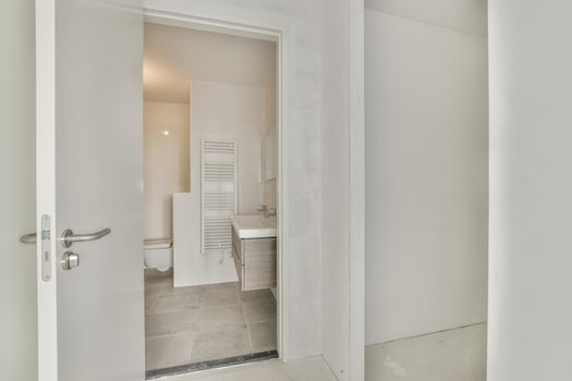View from the door to a bathroom