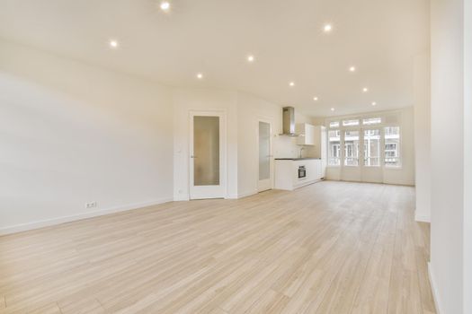 A cozy and spacious room in a modern house