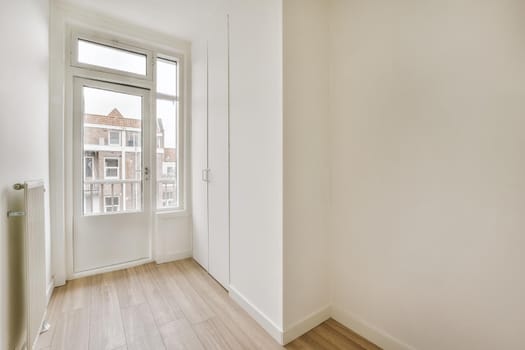 Spacious bright and pretty room with large windows