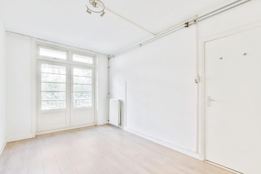 Spacious bright and pretty room with large windows