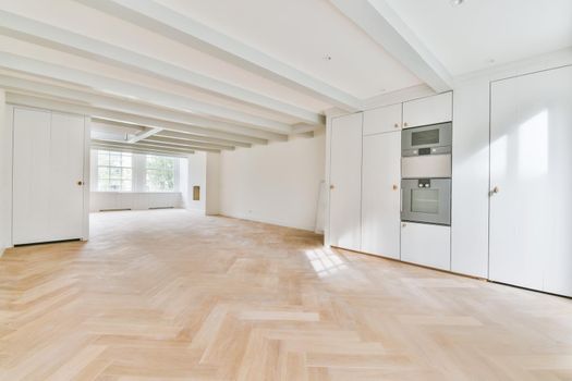 Magnificent huge bright room with large windows