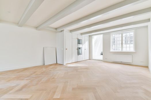 Magnificent huge bright room with large windows