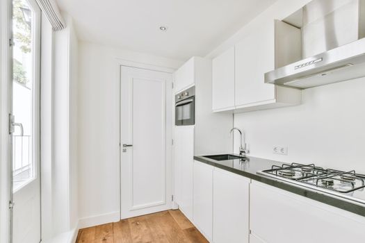 Small cozy kitchen design in luxury house
