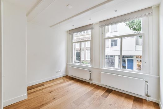 Cozy and comfortable bright room with big windows