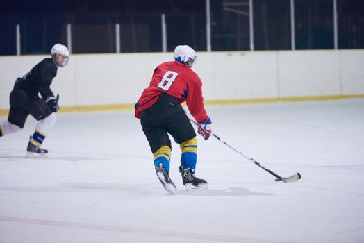 ice hockey sport players in action, business comptetition concpet