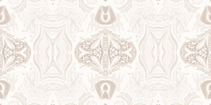 Victorian tile pattern. Floral baroque style background. Vintage Old fabric. Victorian tile pattern. Flower damask ornament. Art rococo design illustration. Royal victorian wallpaper.