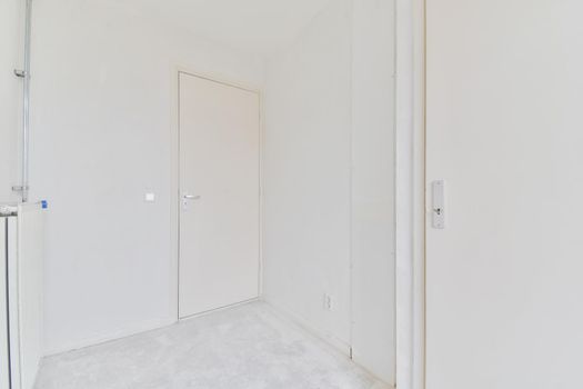 Interior design of empty bright room in elegant apartment