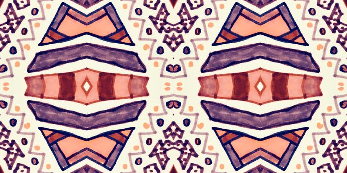 Seamless background maya. Abstract native print. Peru pattern for textile. Vintage background maya. Hand drawn ethnic indian ornament. Art background of american maya design.